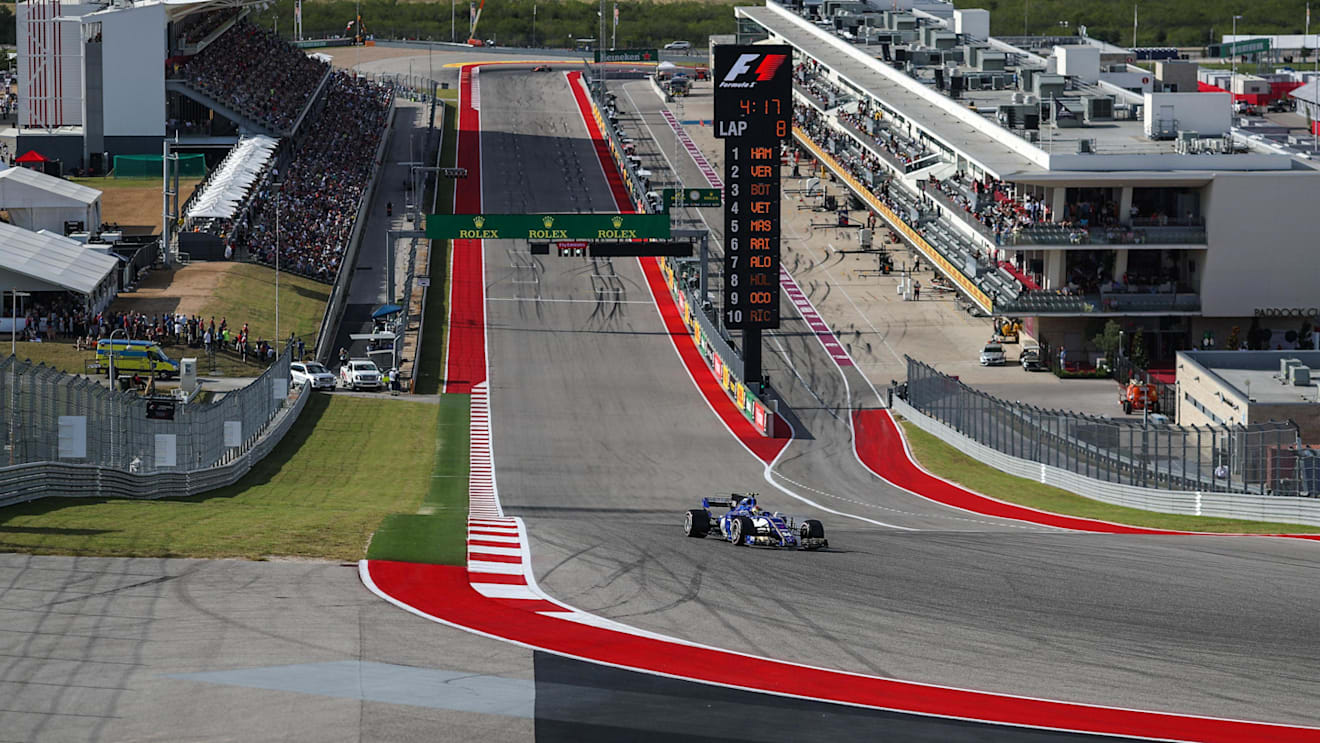 Pascal Wehrlein (GER) Sauber C36 at Formula One World Championship, Rd17, United States Grand Prix, Qualifying, Circuit of the Americas, Austin, Texas, USA, Saturday 21 October 2017. © Kym Illman/Sutton Images