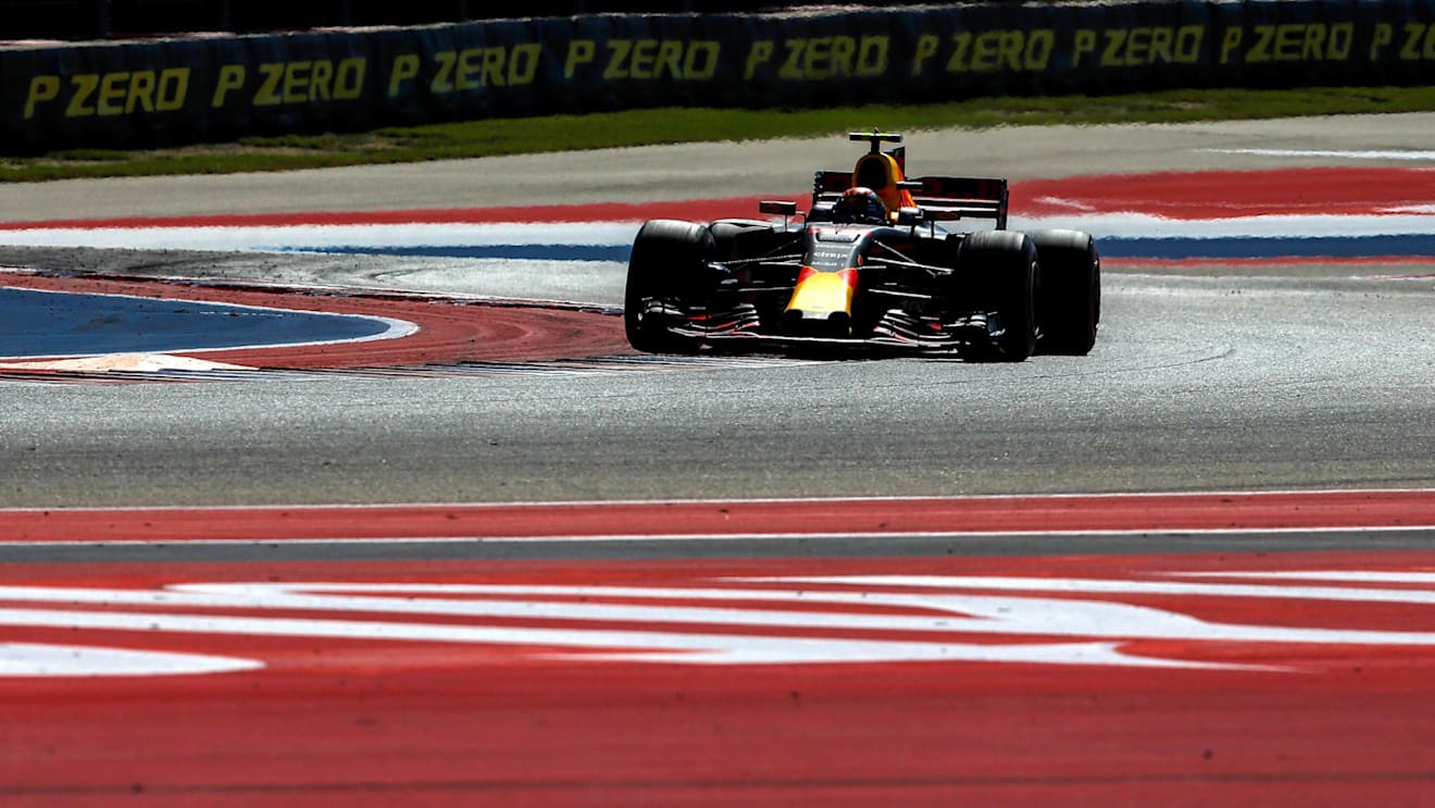 Max Verstappen (NED) Red Bull Racing RB13 at Formula One World Championship, Rd17, United States Grand Prix, Race, Circuit of the Americas, Austin, Texas, USA, Sunday 22 October 2017. © Manuel Goria/Sutton Images