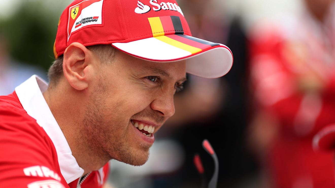 Sebastian Vettel (GER) Ferrari at Formula One World Championship, Rd17, United States Grand Prix, Race, Circuit of the Americas, Austin, Texas, USA, Sunday 22 October 2017. © Kym Illman/Sutton Images