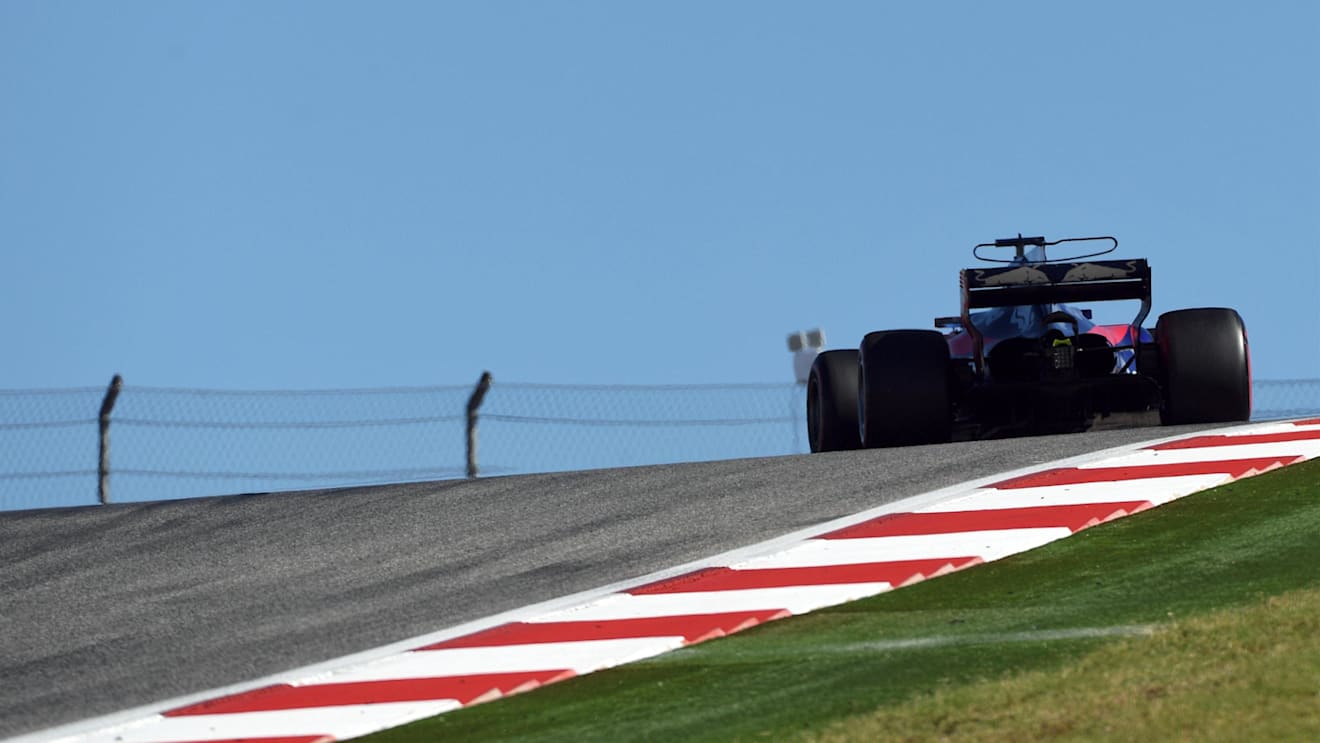 Brendon Hartley (NZL) Scuderia Toro Rosso STR12 at Formula One World Championship, Rd17, United States Grand Prix, Race, Circuit of the Americas, Austin, Texas, USA, Sunday 22 October 2017. © Mark Sutton/Sutton Images