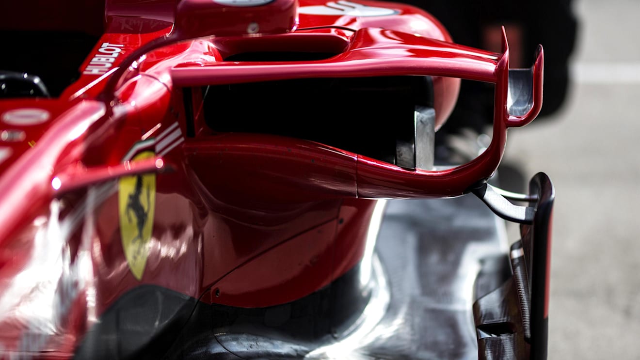 Ferrari SF70-H sidepod detail at Formula One World Championship, Rd17, United States Grand Prix, Preparations, Circuit of the Americas, Austin, Texas, USA, Thursday 19 October 2017. © Manuel Goria/Sutton Images