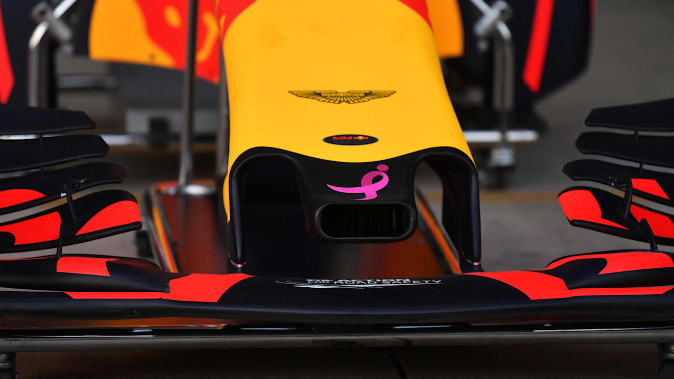 Red Bull Racing RB13 nose detail at Formula One World Championship, Rd17, United States Grand Prix, Preparations, Circuit of the Americas, Austin, Texas, USA, Thursday 19 October 2017. © Mark Sutton/Sutton Images