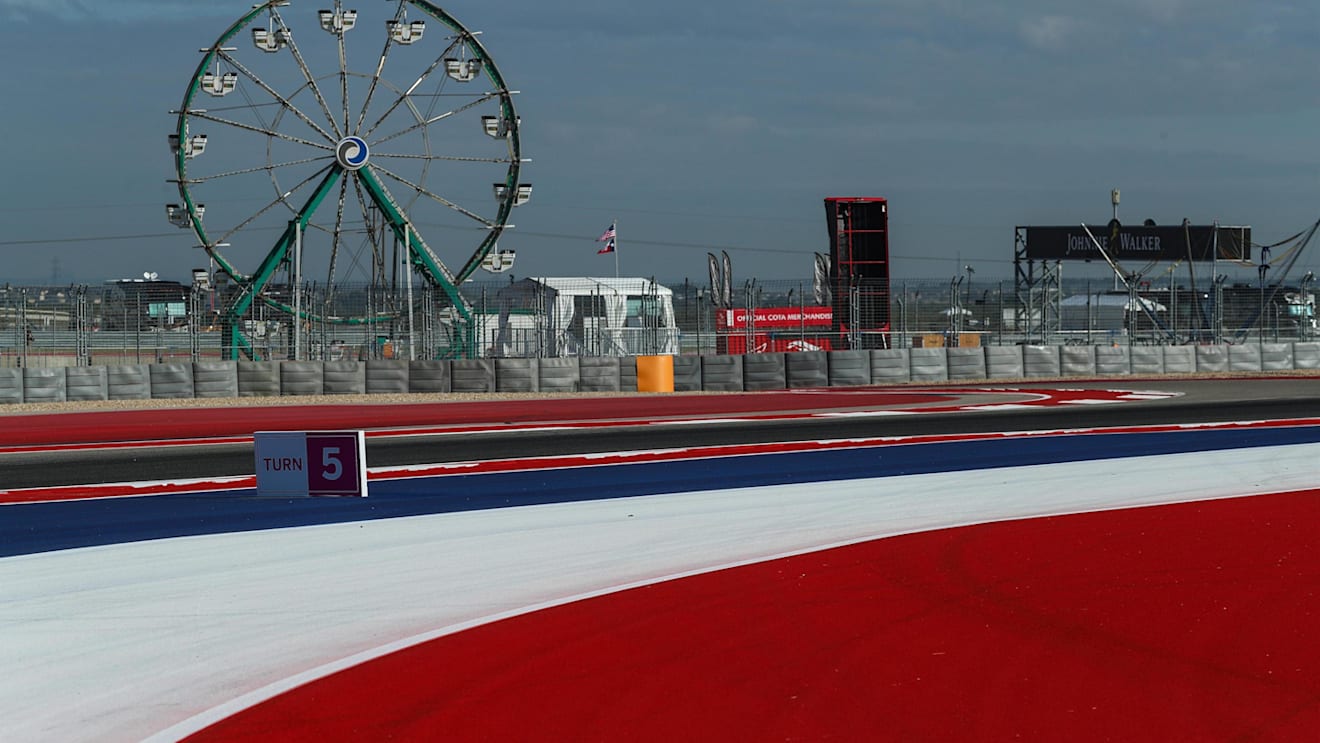 Track view at Formula One World Championship, Rd17, United States Grand Prix, Preparations, Circuit of the Americas, Austin, Texas, USA, Thursday 19 October 2017. © Kym Illman/Sutton Images