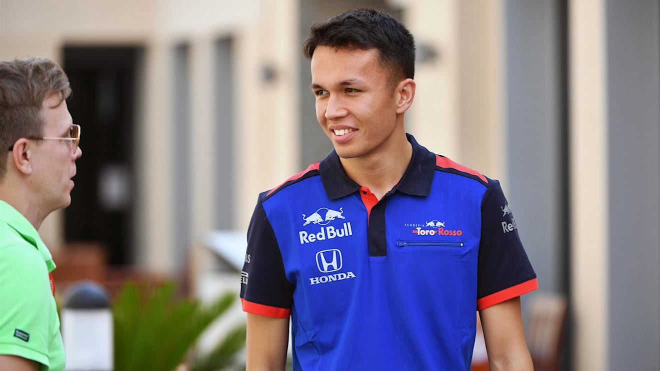 Alex Albon, Scuderia Toro Rosso at Formula One Testing, Day One, Yas Marina Circuit, Abu Dhabi, UAE, Tuesday 27 November 2018.