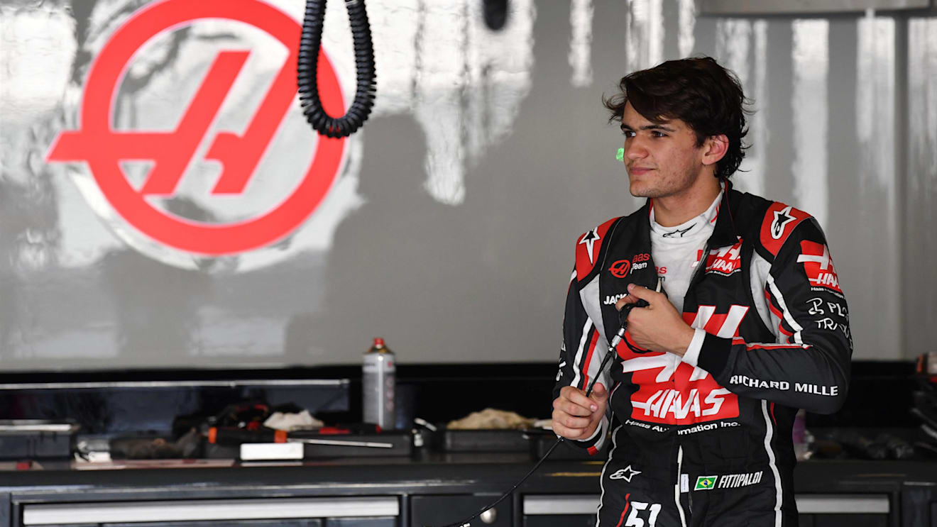 Pietro Fittipaldi, Haas F1 at Formula One Testing, Day One, Yas Marina Circuit, Abu Dhabi, UAE, Tuesday 27 November 2018.