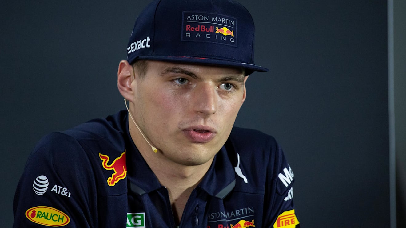 Max Verstappen, Red Bull Racing in the press conference at Formula One World Championship, Rd21, Abu Dhabi Grand Prix, Preparations, Yas Marina Circuit, Abu Dhabi, UAE, Thursday 22 November 2018.