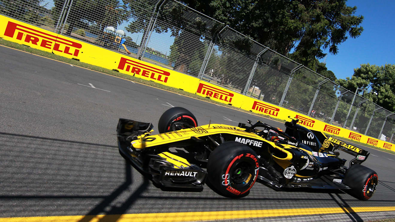 Carlos Sainz (ESP) Renault Sport F1 Team RS18 at Formula One World Championship, Rd1, Australian Grand Prix, Practice, Melbourne, Australia, Friday 23 March 2018. © Dirk Klynsmith/Sutton Images