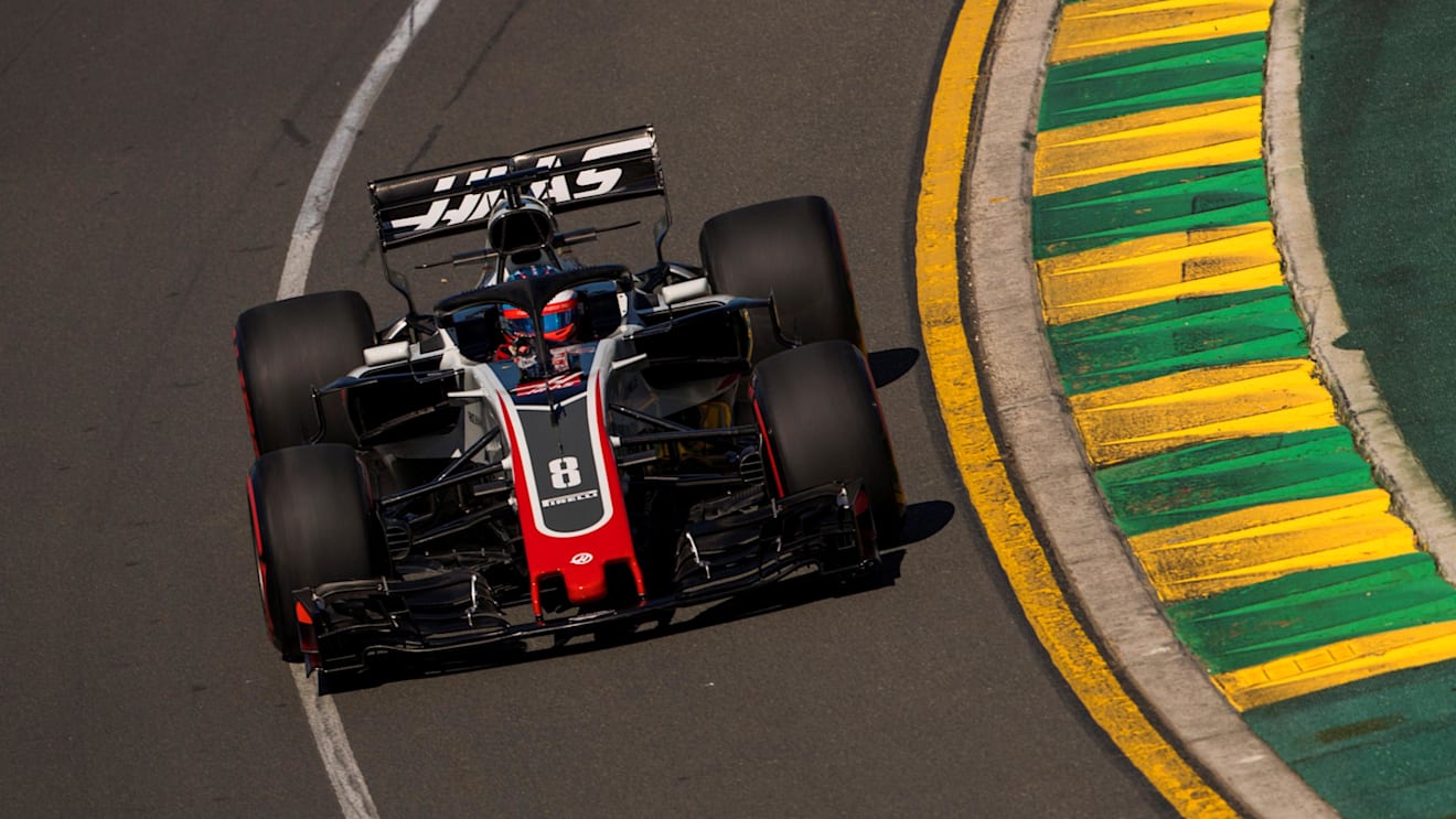 Romain Grosjean (FRA) Haas VF-18 at Formula One World Championship, Rd1, Australian Grand Prix, Practice, Melbourne, Australia, Friday 23 March 2018. © Manuel Goria/Sutton Images