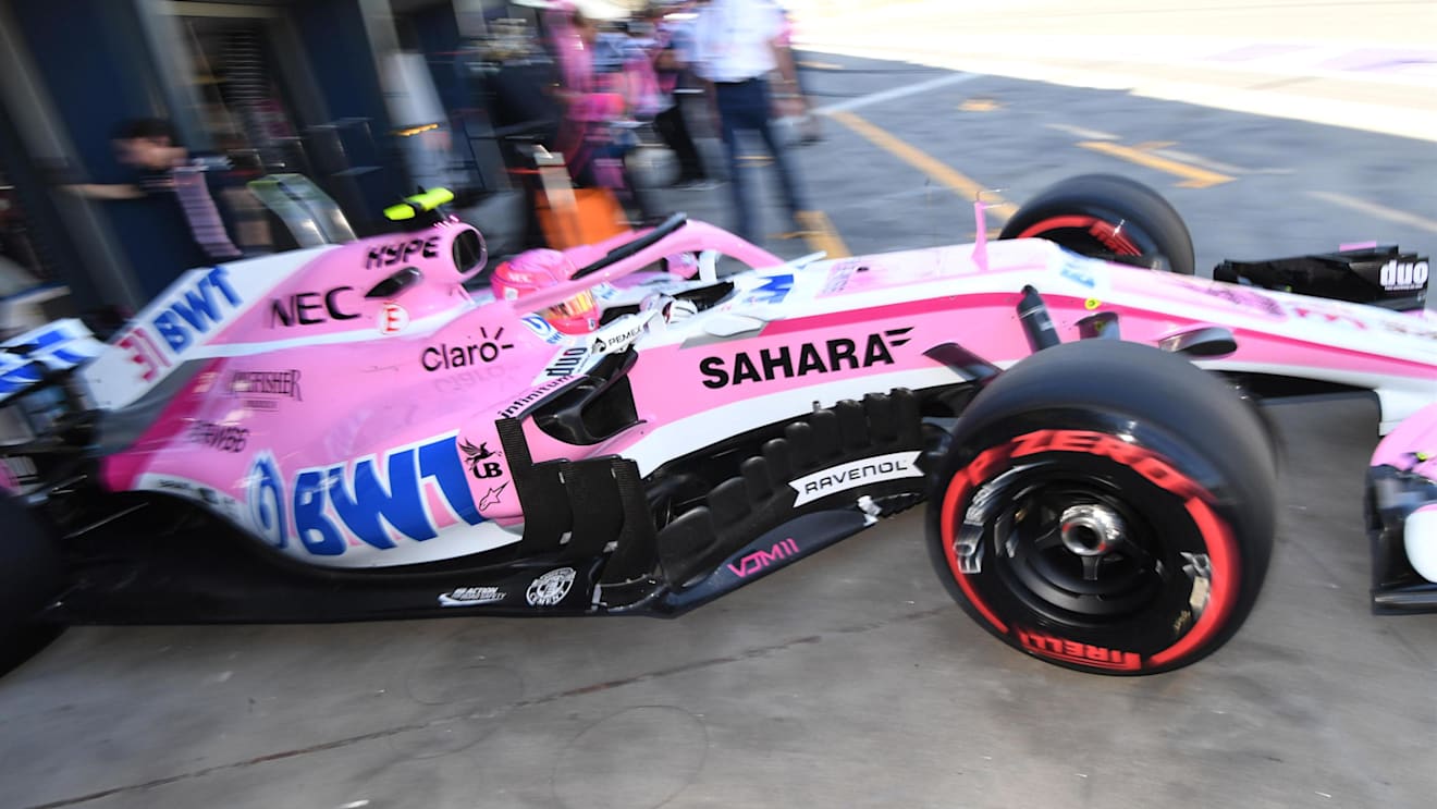 Esteban Ocon (FRA) Force India VJM11 at Formula One World Championship, Rd1, Australian Grand Prix, Practice, Melbourne, Australia, Friday 23 March 2018. © Mark Sutton/Sutton Images
