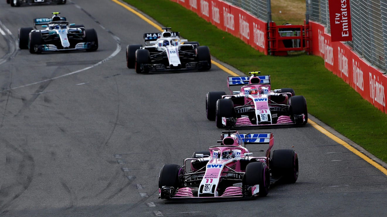 Sergio Perez (MEX) Force India VJM11 at Formula One World Championship, Rd1, Australian Grand Prix, Race, Melbourne, Australia, Sunday 25 March 2018. © Manuel Goria/Sutton Images