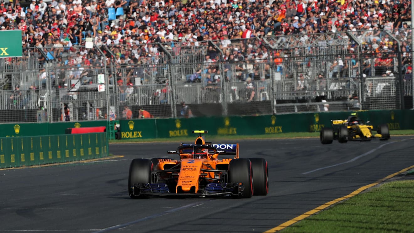 Stoffel Vandoorne (BEL) McLaren MCL33 at Formula One World Championship, Rd1, Australian Grand Prix, Race, Melbourne, Australia, Sunday 25 March 2018. © Dirk Klynsmith/Sutton Images