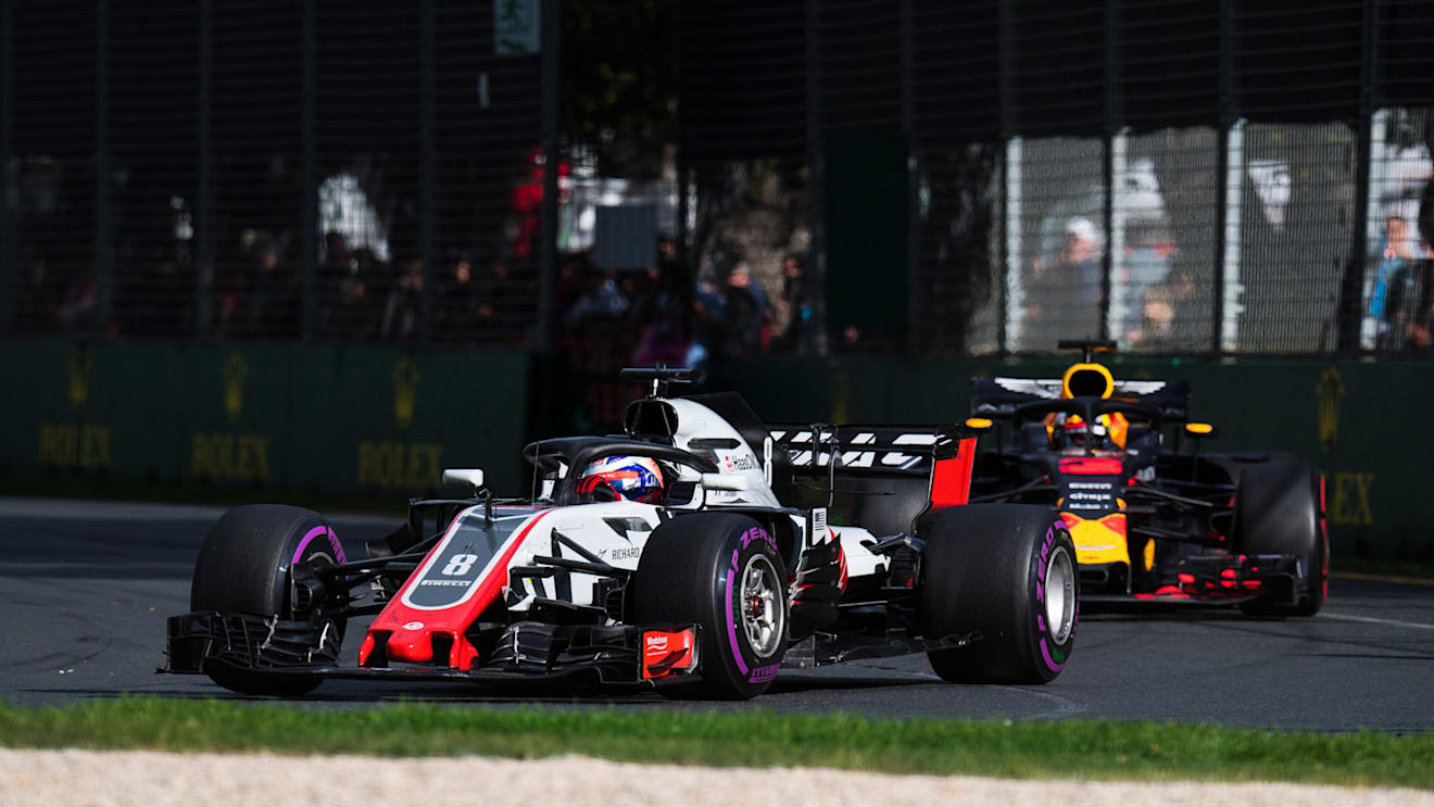 Romain Grosjean (FRA) Haas VF-18 at Formula One World Championship, Rd1, Australian Grand Prix, Race, Melbourne, Australia, Sunday 25 March 2018. © Daniel Kalisz/Sutton Images