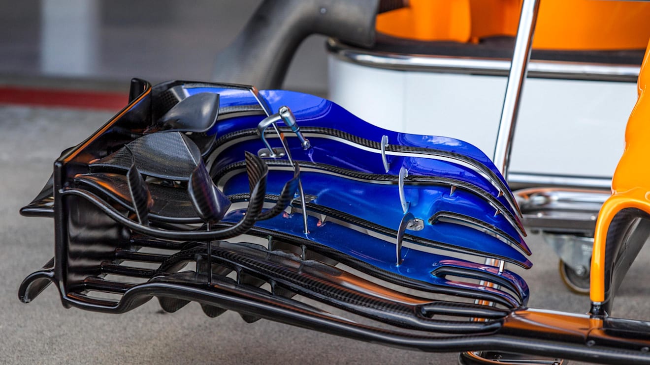 McLaren MCL33 front wing detail at Formula One World Championship, Rd1, Australian Grand Prix, Preparations, Melbourne, Australia, Wednesday 21 March 2018. © Manuel Goria/Sutton Images