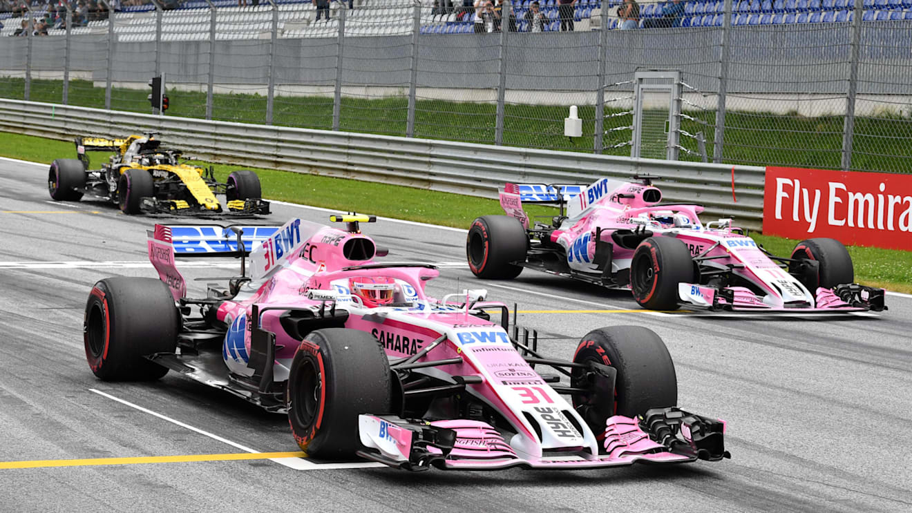 Esteban Ocon (FRA) Force India VJM11 at Formula One World Championship, Rd9, Austrian Grand Prix, Practice, Spielberg, Austria, Friday 29 June 2018. © Mark Sutton/Sutton Images