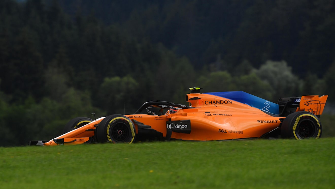 Stoffel Vandoorne (BEL) McLaren MCL33 at Formula One World Championship, Rd9, Austrian Grand Prix, Practice, Spielberg, Austria, Friday 29 June 2018. © Mark Sutton/Sutton Images