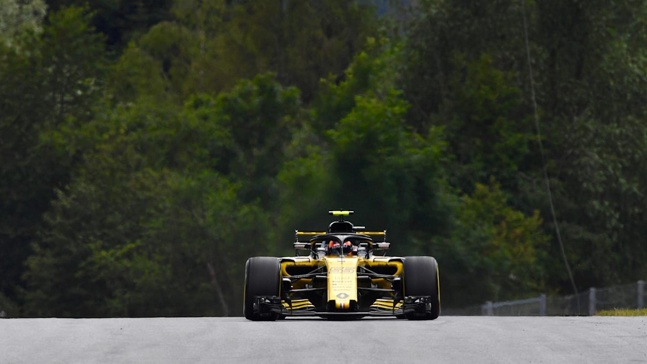 Carlos Sainz (ESP) Renault Sport F1 Team RS18 at Formula One World Championship, Rd9, Austrian Grand Prix, Practice, Spielberg, Austria, Friday 29 June 2018. © Jerry Andre/Sutton Images