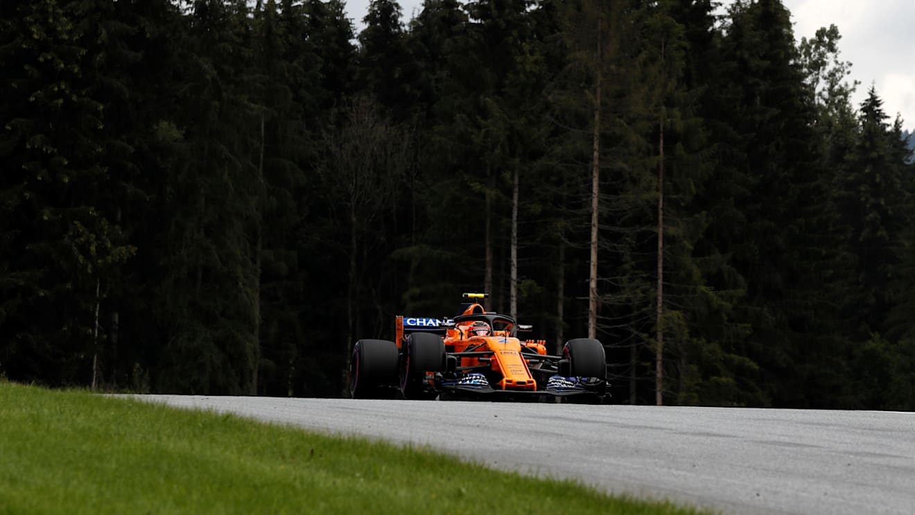 Stoffel Vandoorne (BEL) McLaren MCL33 at Formula One World Championship, Rd9, Austrian Grand Prix, Qualifying, Spielberg, Austria, Saturday 30 June 2018. © Manuel Goria/Sutton Images