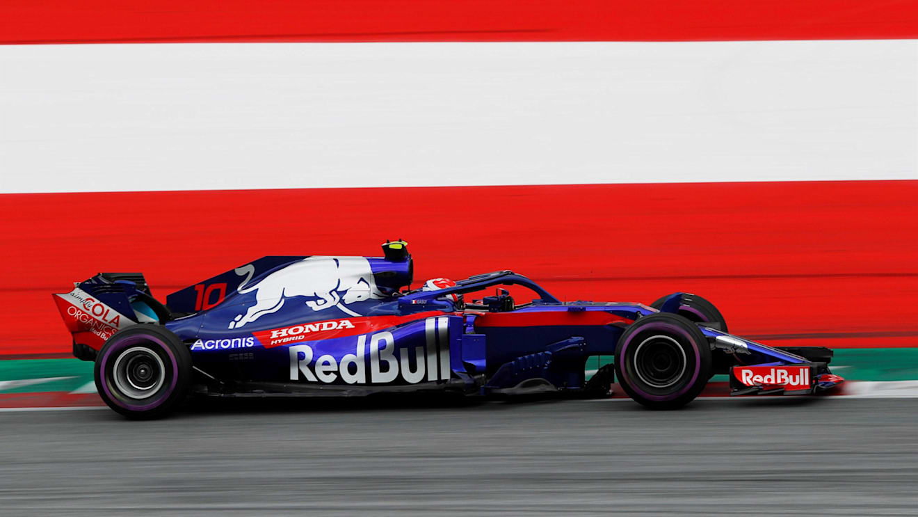 Pierre Gasly (FRA) Scuderia Toro Rosso STR13 at Formula One World Championship, Rd9, Austrian Grand Prix, Qualifying, Spielberg, Austria, Saturday 30 June 2018. © Manuel Goria/Sutton Images