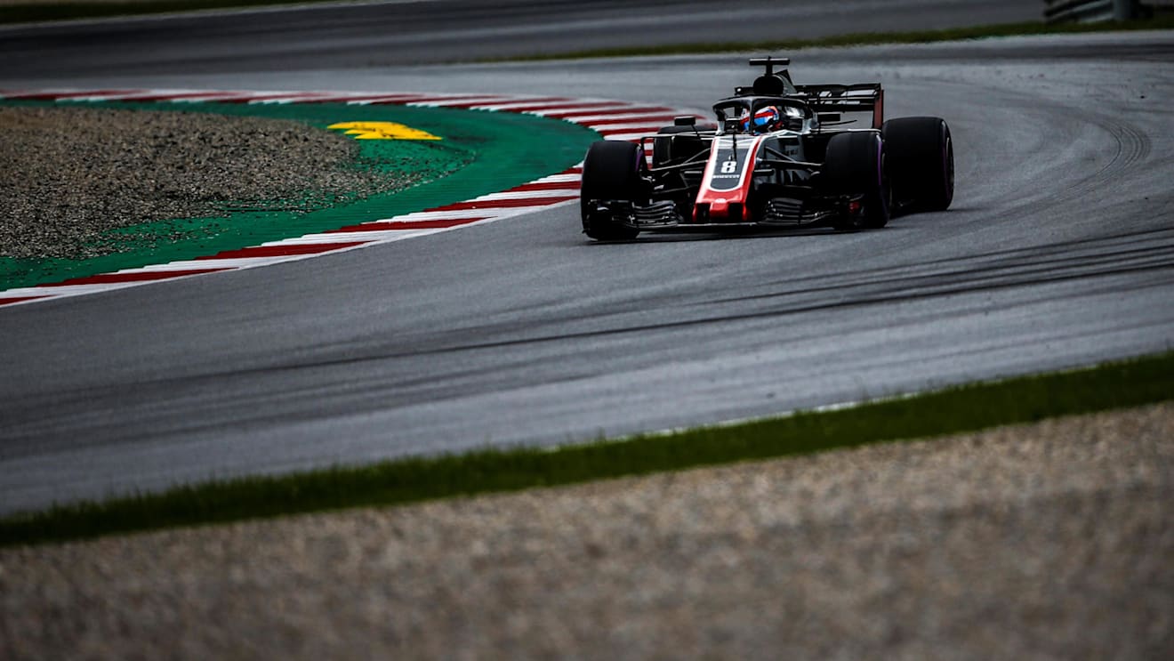Romain Grosjean (FRA) Haas VF-18 at Formula One World Championship, Rd9, Austrian Grand Prix, Qualifying, Spielberg, Austria, Saturday 30 June 2018. © Manuel Goria/Sutton Images