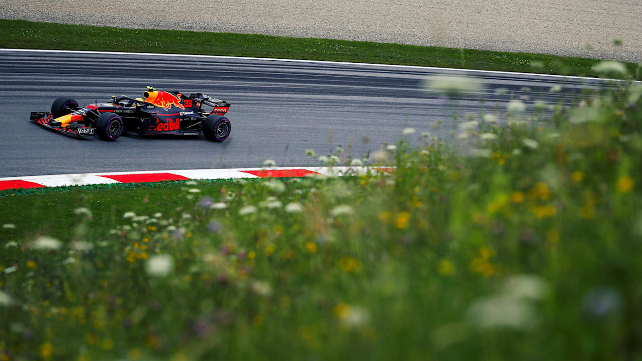 Max Verstappen (NED) Red Bull Racing RB14 at Formula One World Championship, Rd9, Austrian Grand Prix, Qualifying, Spielberg, Austria, Saturday 30 June 2018. © Manuel Goria/Sutton Images
