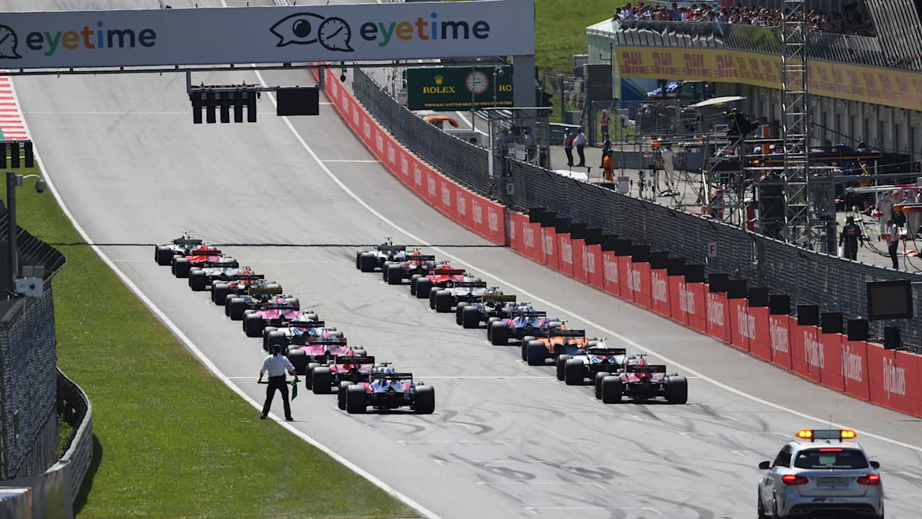 Grid at Formula One World Championship, Rd9, Austrian Grand Prix, Race, Spielberg, Austria, Sunday 1 July 2018. © Jerry Andre/Sutton Images
