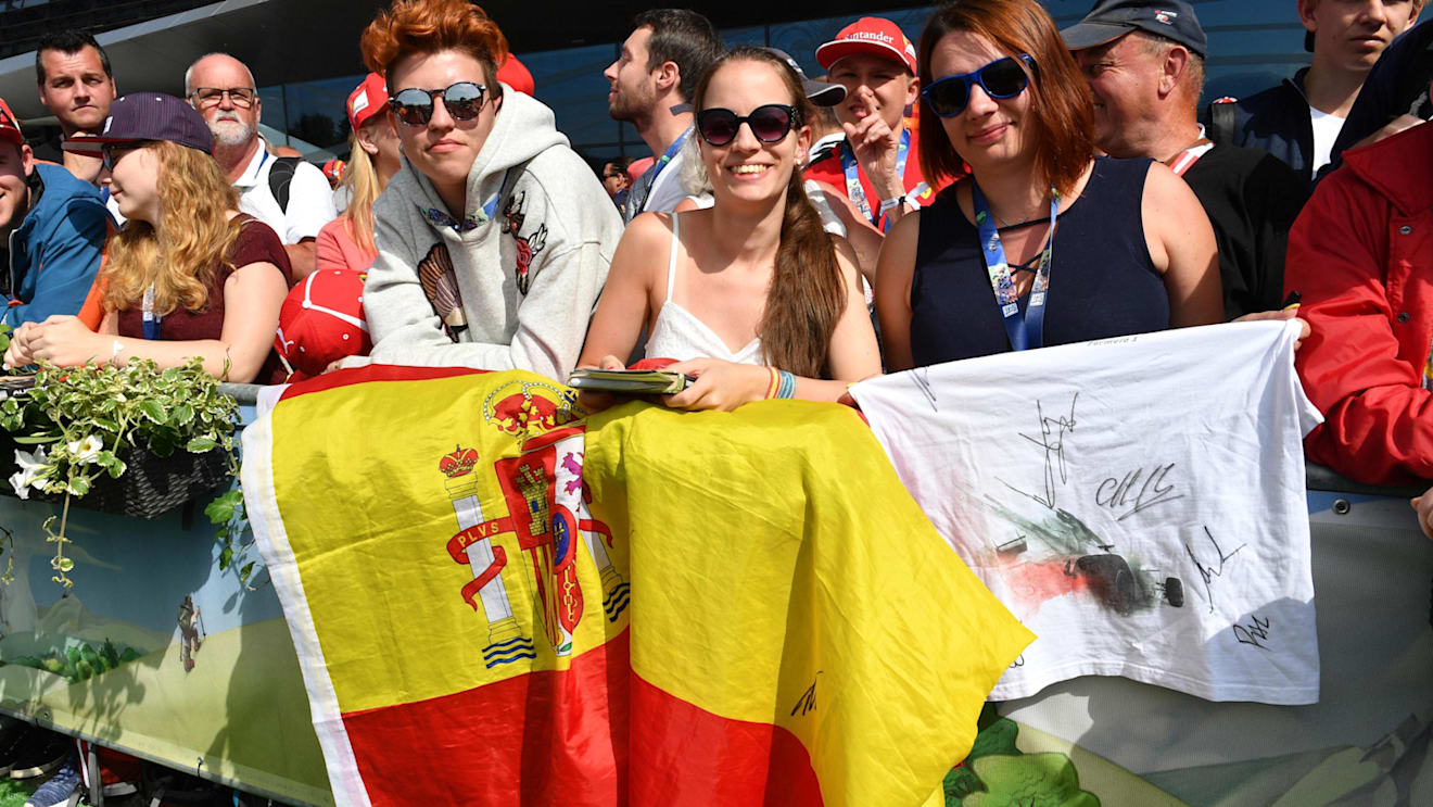Fans at Formula One World Championship, Rd9, Austrian Grand Prix, Race, Spielberg, Austria, Sunday 1 July 2018. © Mark Sutton/Sutton Images