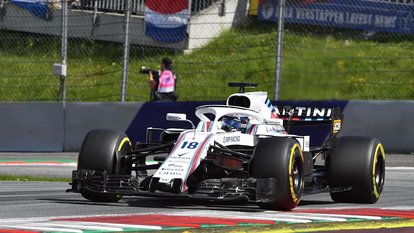 Lance Stroll (CDN) Williams FW41 at Formula One World Championship, Rd9, Austrian Grand Prix, Race, Spielberg, Austria, Sunday 1 July 2018. © Mark Sutton/Sutton Images