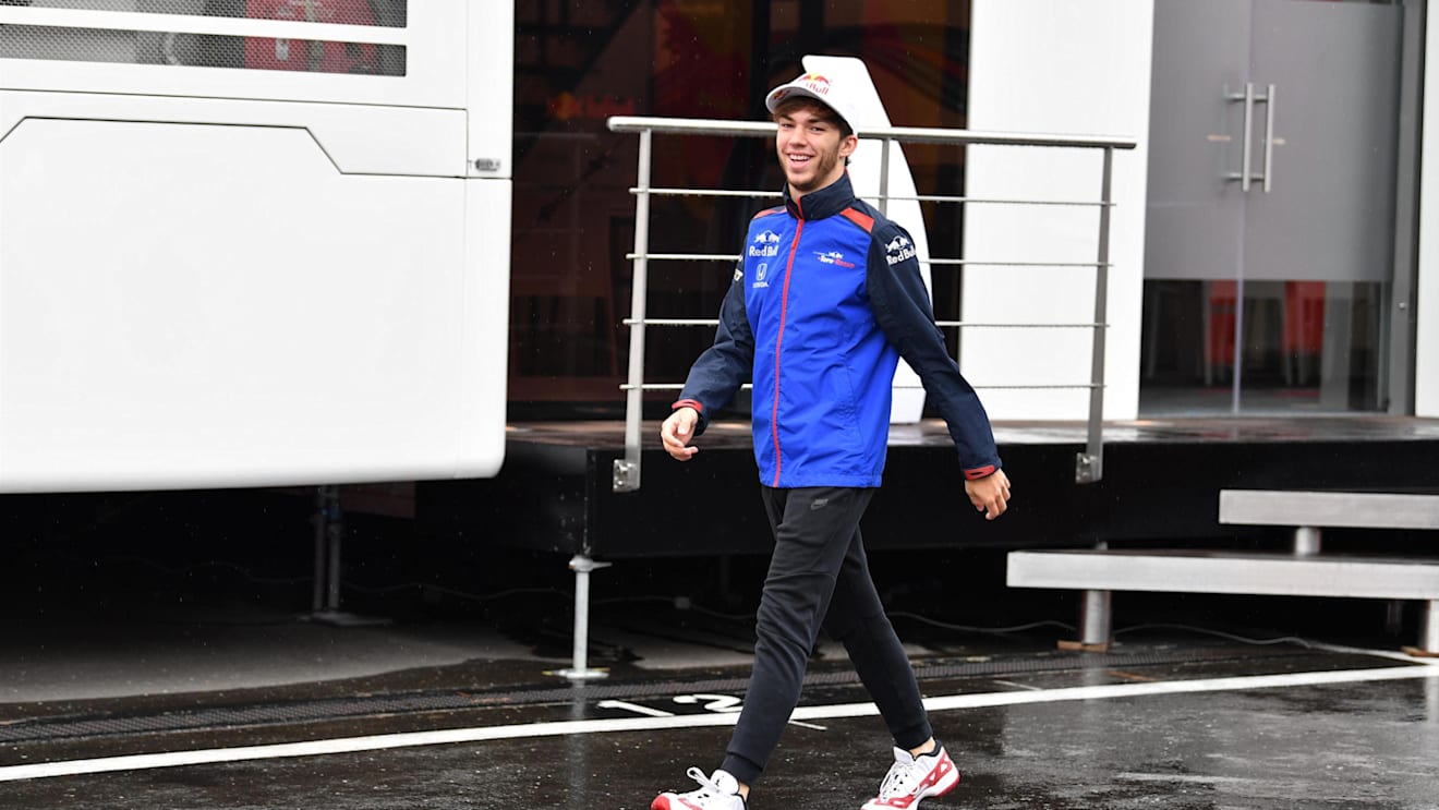 Pierre Gasly (FRA) Scuderia Toro Rosso at Formula One World Championship, Rd9, Austrian Grand Prix, Preparations, Spielberg, Austria, Thursday 28 June 2018. © Mark Sutton/Sutton Images