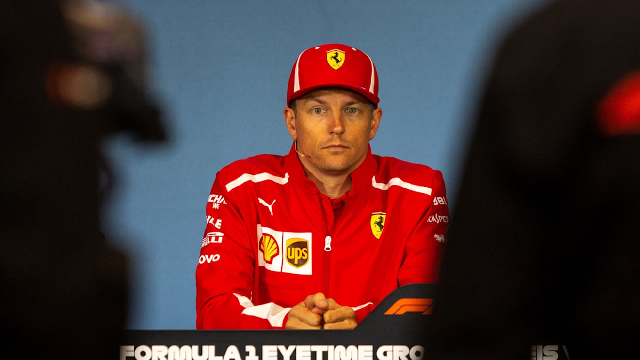 Kimi Raikkonen (FIN) Ferrari in the Press Conference at Formula One World Championship, Rd9, Austrian Grand Prix, Preparations, Spielberg, Austria, Thursday 28 June 2018. © Manuel Goria/Sutton Images