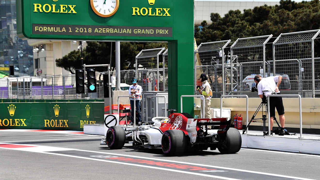 Marcus Ericsson (SWE) Alfa Romeo Sauber C37 at Formula One World Championship, Rd4, Azerbaijan Grand Prix, Practice, Baku City Circuit, Baku, Azerbaijan, Friday 27 April 2018. © Mark Sutton/Sutton Images