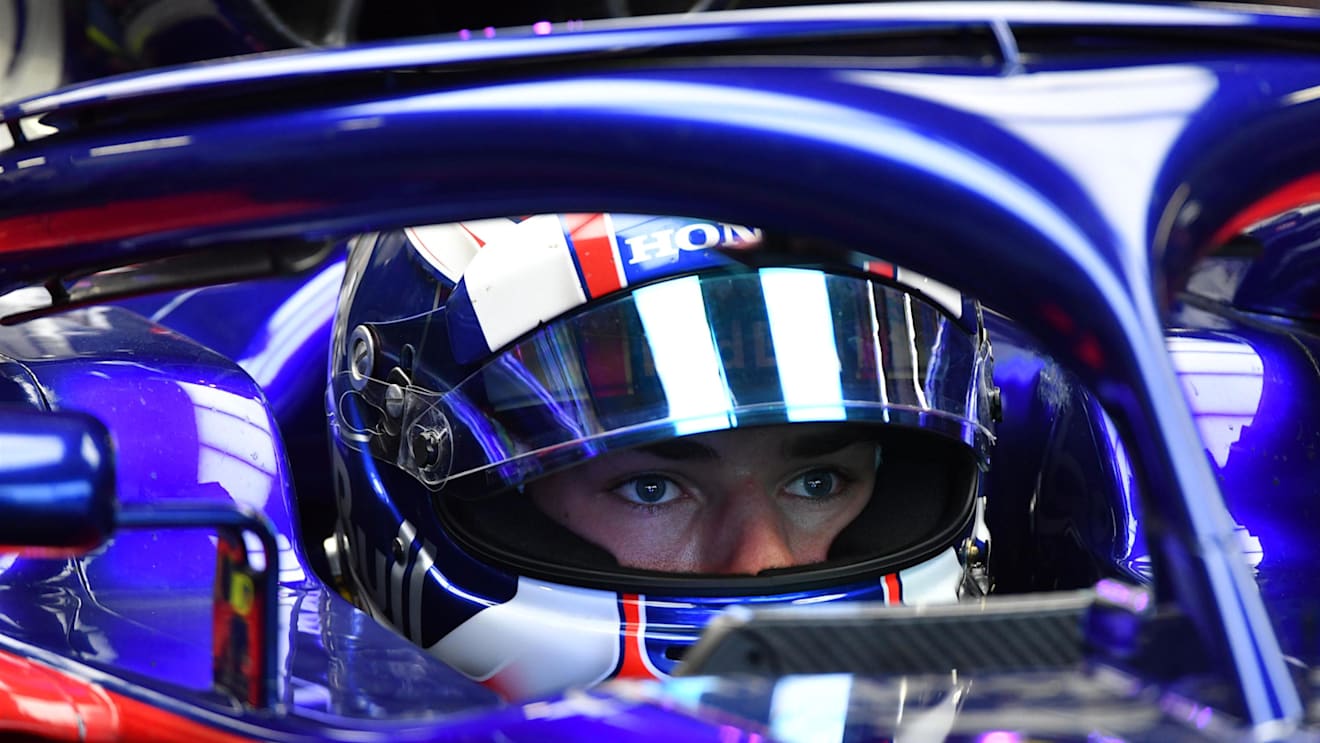 Pierre Gasly (FRA) Scuderia Toro Rosso STR13 at Formula One World Championship, Rd4, Azerbaijan Grand Prix, Practice, Baku City Circuit, Baku, Azerbaijan, Friday 27 April 2018. © Mark Sutton/Sutton Images