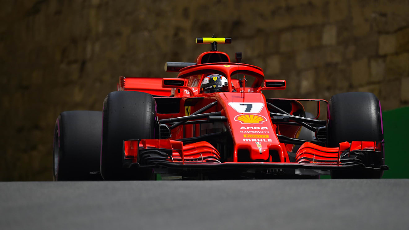 Kimi Raikkonen (FIN) Ferrari SF-71H at Formula One World Championship, Rd4, Azerbaijan Grand Prix, Practice, Baku City Circuit, Baku, Azerbaijan, Friday 27 April 2018. © Simon Galloway/Sutton Images