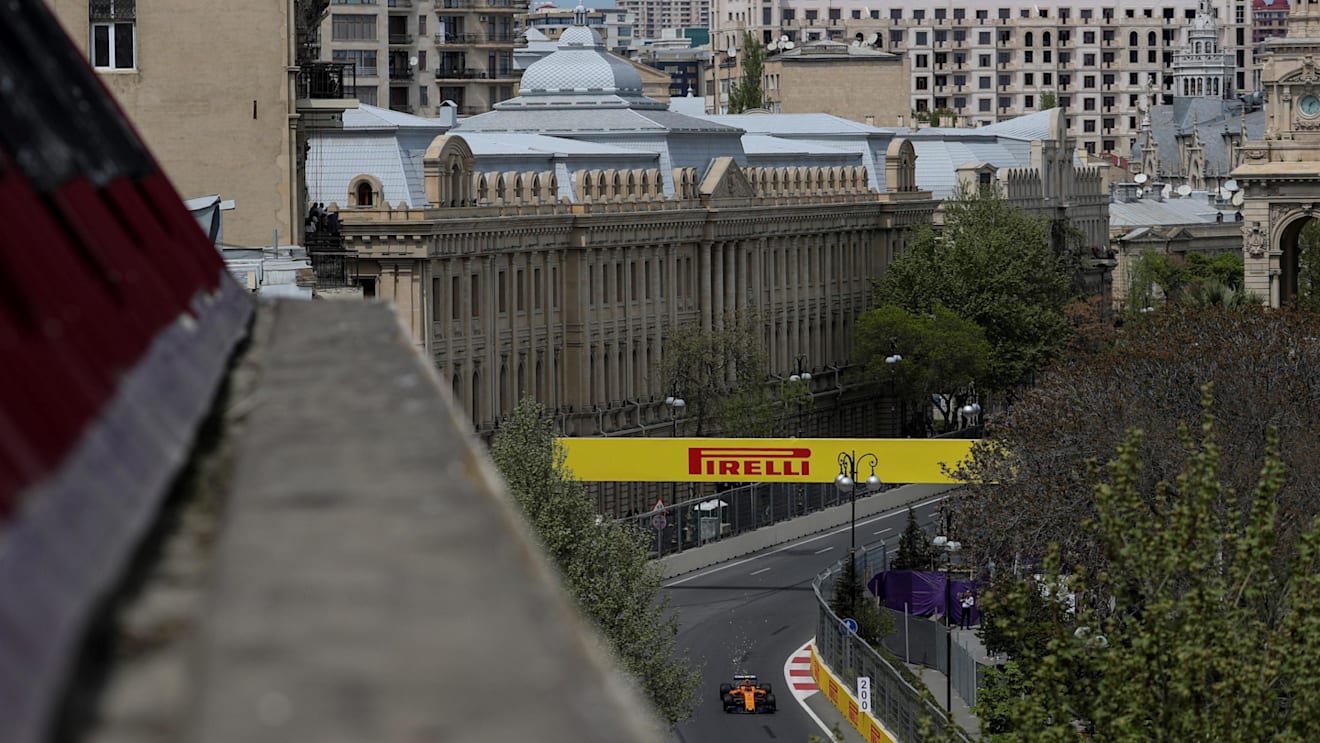 Stoffel Vandoorne (BEL) McLaren MCL33 at Formula One World Championship, Rd4, Azerbaijan Grand Prix, Practice, Baku City Circuit, Baku, Azerbaijan, Friday 27 April 2018. © James Gasperotti/Sutton Images