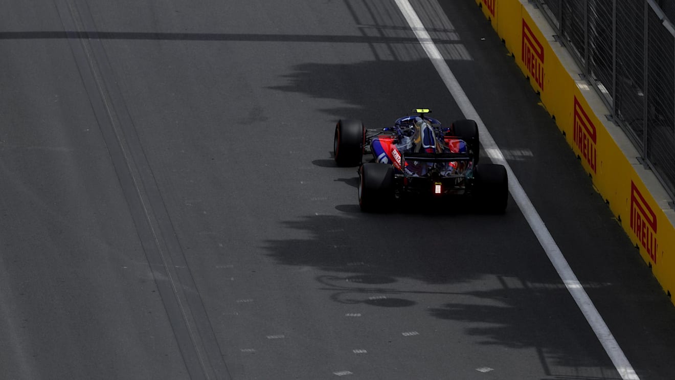 Pierre Gasly (FRA) Scuderia Toro Rosso STR13 at Formula One World Championship, Rd4, Azerbaijan Grand Prix, Practice, Baku City Circuit, Baku, Azerbaijan, Friday 27 April 2018. © James Gasperotti/Sutton Images