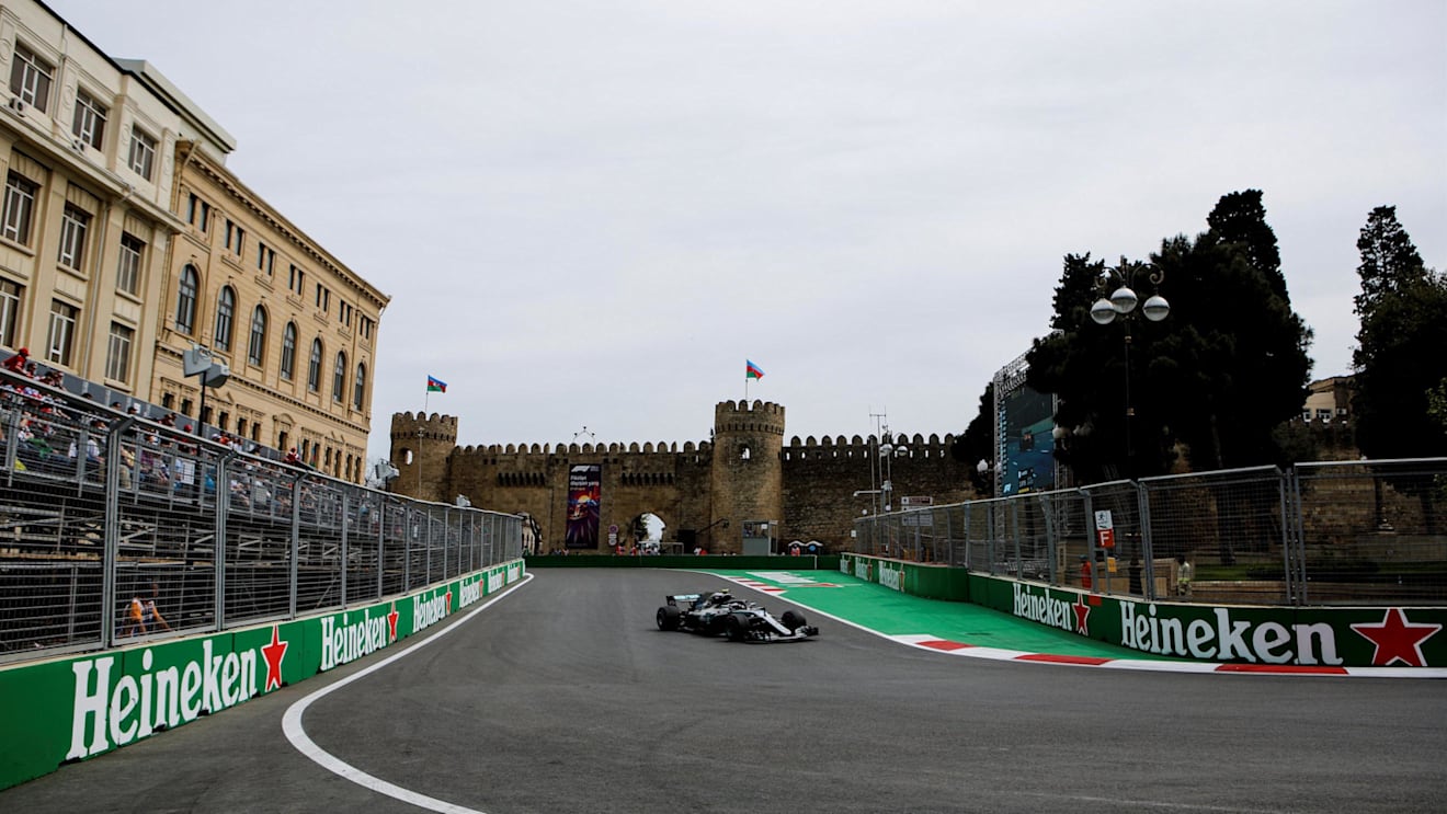 Valtteri Bottas (FIN) Mercedes-AMG F1 W09 EQ Power+ at Formula One World Championship, Rd4, Azerbaijan Grand Prix, Practice, Baku City Circuit, Baku, Azerbaijan, Friday 27 April 2018. © James Gasperotti/Sutton Images