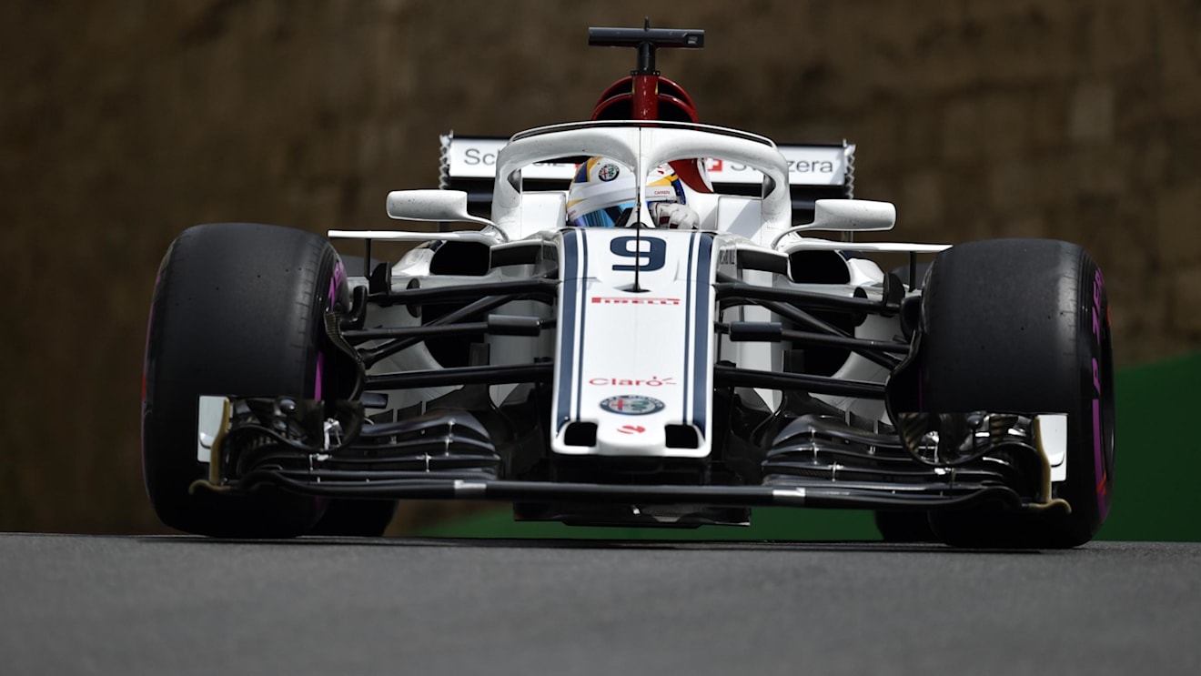Marcus Ericsson (SWE) Alfa Romeo Sauber C37 at Formula One World Championship, Rd4, Azerbaijan Grand Prix, Practice, Baku City Circuit, Baku, Azerbaijan, Friday 27 April 2018. © Simon Galloway/Sutton Images