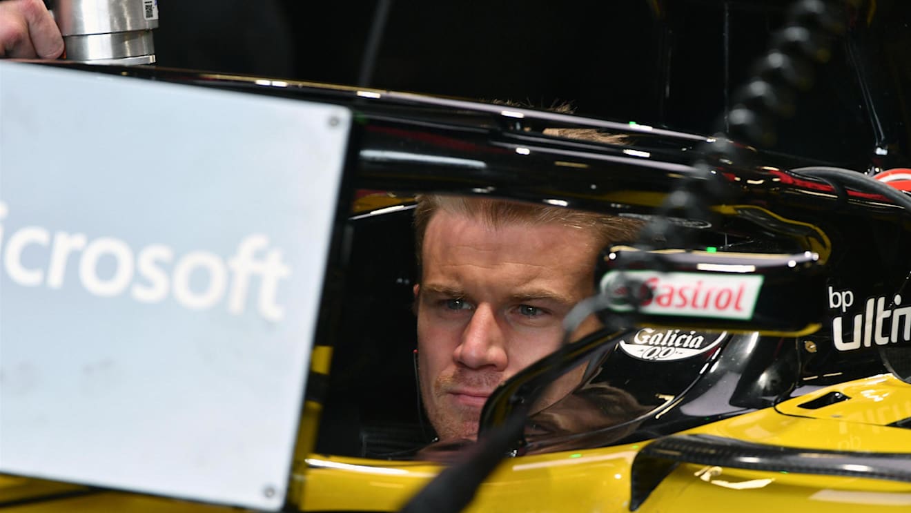 Nico Hulkenberg (GER) Renault Sport F1 Team RS18 at Formula One World Championship, Rd4, Azerbaijan Grand Prix, Qualifying, Baku City Circuit, Baku, Azerbaijan, Saturday 28 April 2018. © Mark Sutton/Sutton Images