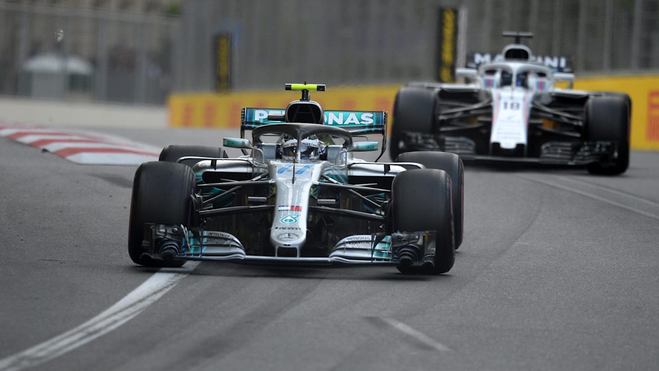 Valtteri Bottas (FIN) Mercedes-AMG F1 W09 EQ Power+ at Formula One World Championship, Rd4, Azerbaijan Grand Prix, Qualifying, Baku City Circuit, Baku, Azerbaijan, Saturday 28 April 2018. © Simon Galloway/Sutton Images