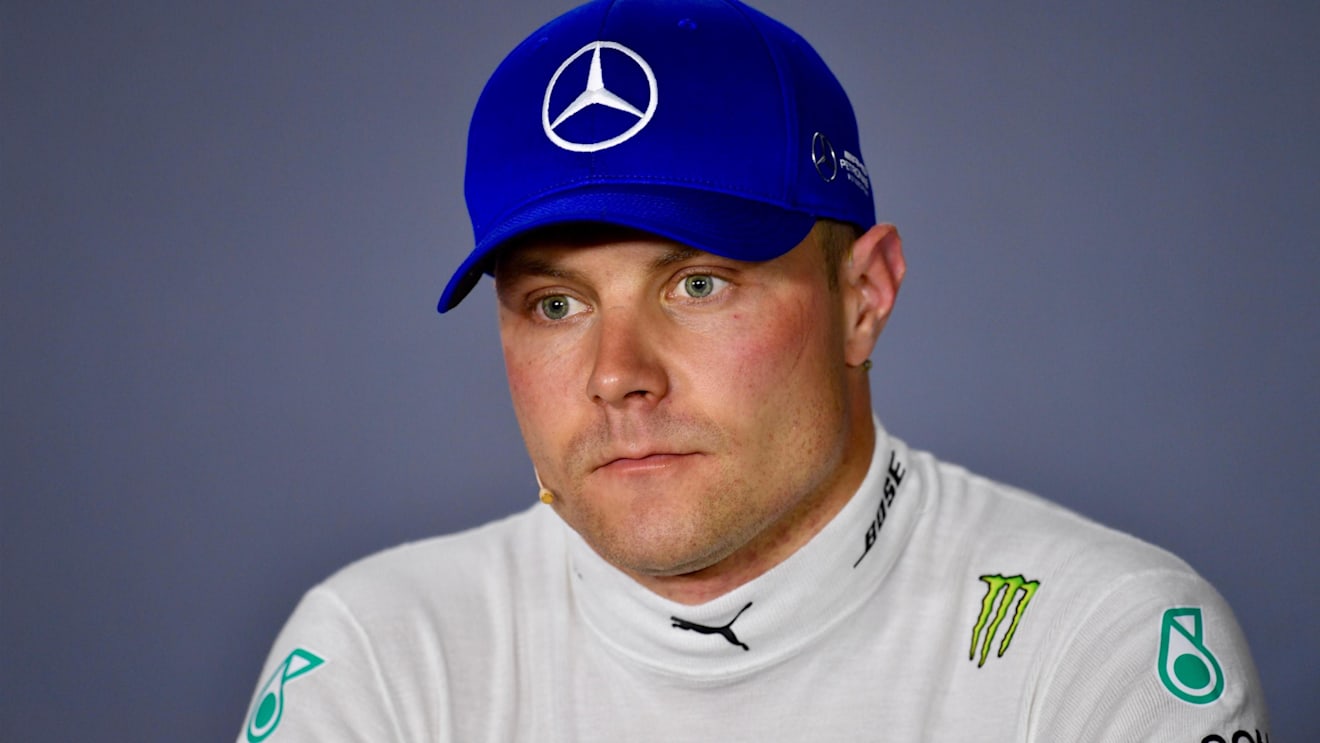Valtteri Bottas (FIN) Mercedes-AMG F1 in the Press Conference at Formula One World Championship, Rd4, Azerbaijan Grand Prix, Qualifying, Baku City Circuit, Baku, Azerbaijan, Saturday 28 April 2018. © Jerry Andre/Sutton Images