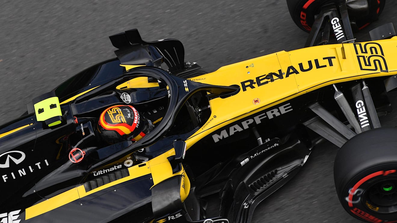 Carlos Sainz jr (ESP) Renault Sport F1 Team RS18 at Formula One World Championship, Rd4, Azerbaijan Grand Prix, Qualifying, Baku City Circuit, Baku, Azerbaijan, Saturday 28 April 2018. © Jerry Andre/Sutton Images