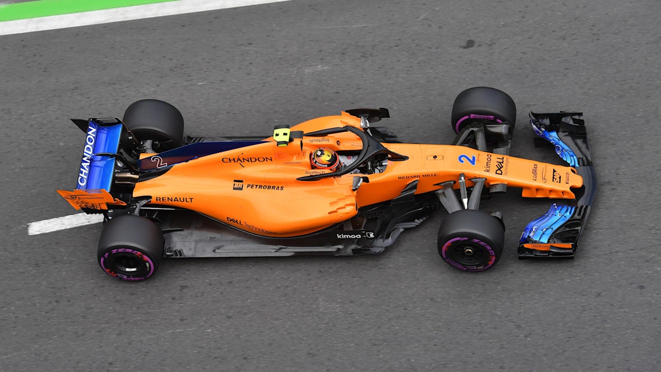 Stoffel Vandoorne (BEL) McLaren MCL33 at Formula One World Championship, Rd4, Azerbaijan Grand Prix, Qualifying, Baku City Circuit, Baku, Azerbaijan, Saturday 28 April 2018. © Jerry Andre/Sutton Images
