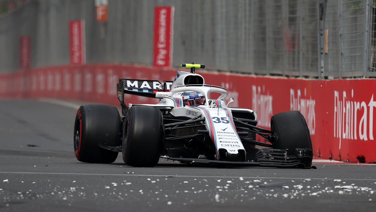 Race retiree Sergey Sirotkin (RUS) Williams FW41 at Formula One World Championship, Rd4, Azerbaijan Grand Prix, Race, Baku City Circuit, Baku, Azerbaijan, Sunday 29 April 2018. © James Gasperotti/Sutton Images