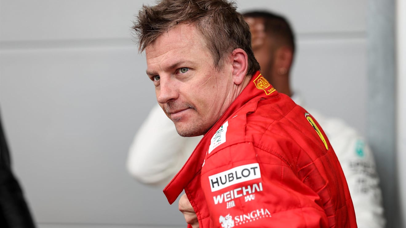 Kimi Raikkonen (FIN) Ferrari in parc ferme at Formula One World Championship, Rd4, Azerbaijan Grand Prix, Race, Baku City Circuit, Baku, Azerbaijan, Sunday 29 April 2018. © James Gasperotti/Sutton Images
