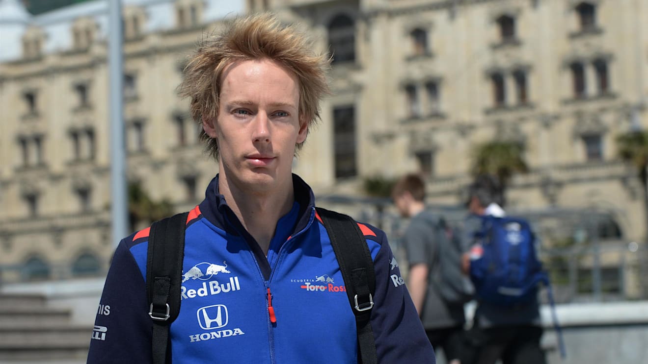 Brendon Hartley (NZL) Scuderia Toro Rosso at Formula One World Championship, Rd4, Azerbaijan Grand Prix, Preparations, Baku City Circuit, Baku, Azerbaijan, Thursday 26 April 2018. © Simon Galloway/Sutton Images