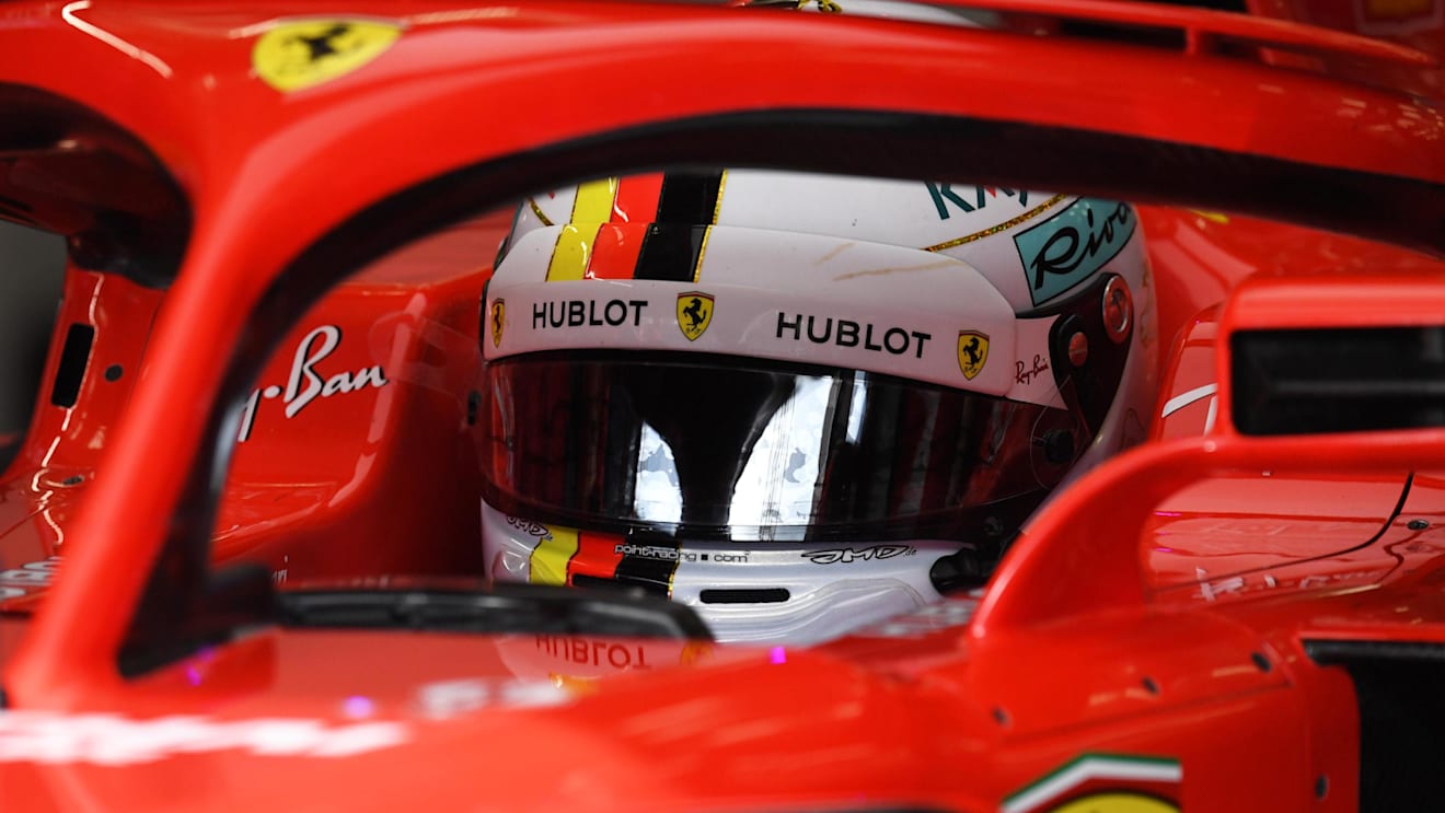 Sebastian Vettel (GER) Ferrari SF-71H at Formula One World Championship, Rd2, Bahrain Grand Prix, Practice, Bahrain International Circuit, Sakhir, Bahrain, Friday 6 April 2018. © Mark Sutton/Sutton Images