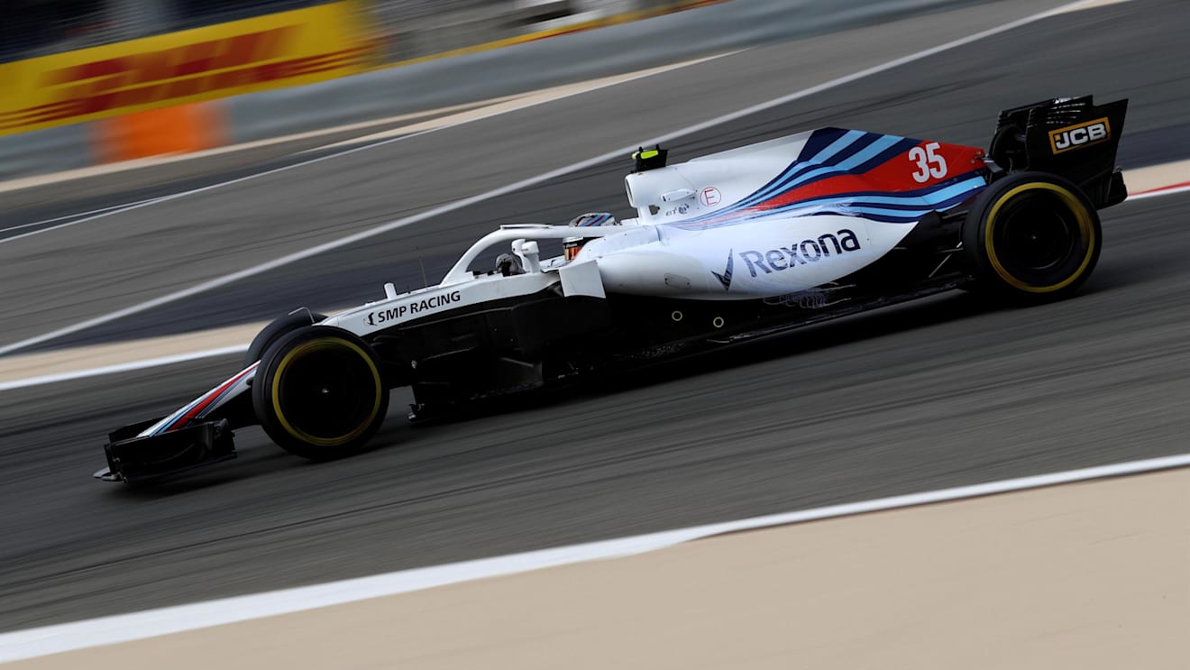 Sergey Sirotkin (RUS) Williams FW41 with aero paint at Formula One World Championship, Rd2, Bahrain Grand Prix, Practice, Bahrain International Circuit, Sakhir, Bahrain, Friday 6 April 2018. © Manuel Goria/Sutton Images