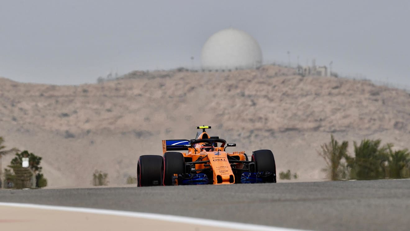Stoffel Vandoorne (BEL) McLaren MCL33 at Formula One World Championship, Rd2, Bahrain Grand Prix, Practice, Bahrain International Circuit, Sakhir, Bahrain, Friday 6 April 2018. © Jerry Andre/Sutton Images
