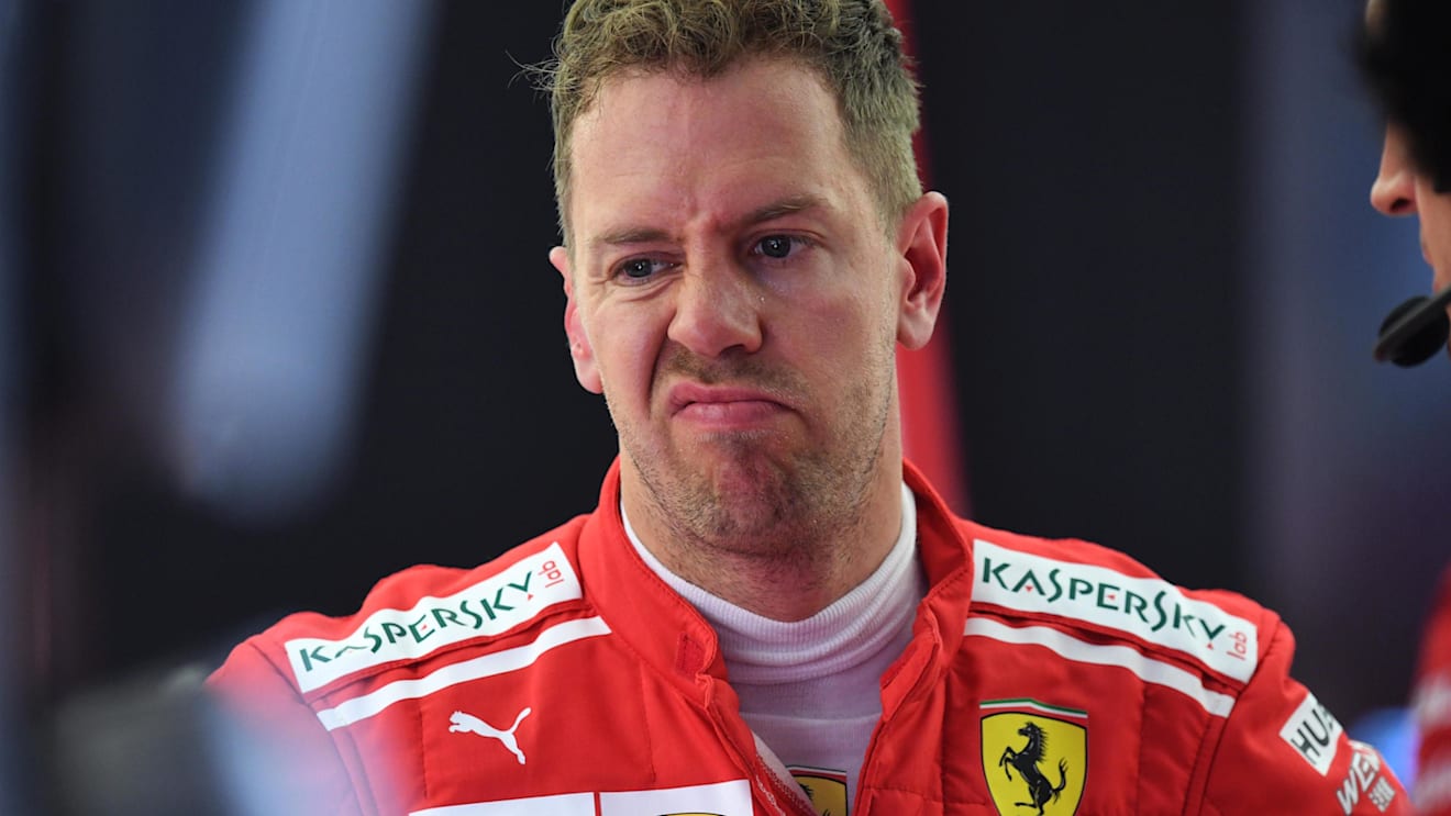 Sebastian Vettel (GER) Ferrari at Formula One World Championship, Rd2, Bahrain Grand Prix, Practice, Bahrain International Circuit, Sakhir, Bahrain, Friday 6 April 2018. © Mark Sutton/Sutton Images
