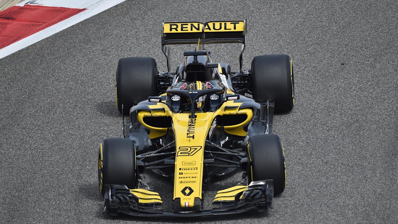 Nico Hulkenberg (GER) Renault Sport F1 Team RS18 at Formula One World Championship, Rd2, Bahrain Grand Prix, Practice, Bahrain International Circuit, Sakhir, Bahrain, Friday 6 April 2018. © Simon Galloway/Sutton Images