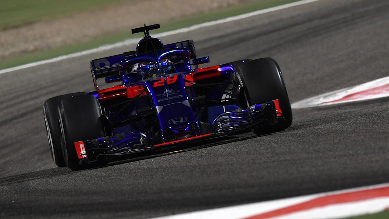 Brendon Hartley (NZL) Scuderia Toro Rosso STR13 at Formula One World Championship, Rd2, Bahrain Grand Prix, Practice, Bahrain International Circuit, Sakhir, Bahrain, Friday 6 April 2018. © Jerry Andre/Sutton Images